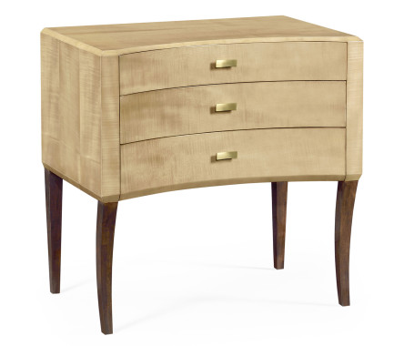 Art Deco Curved Chest of Drawers