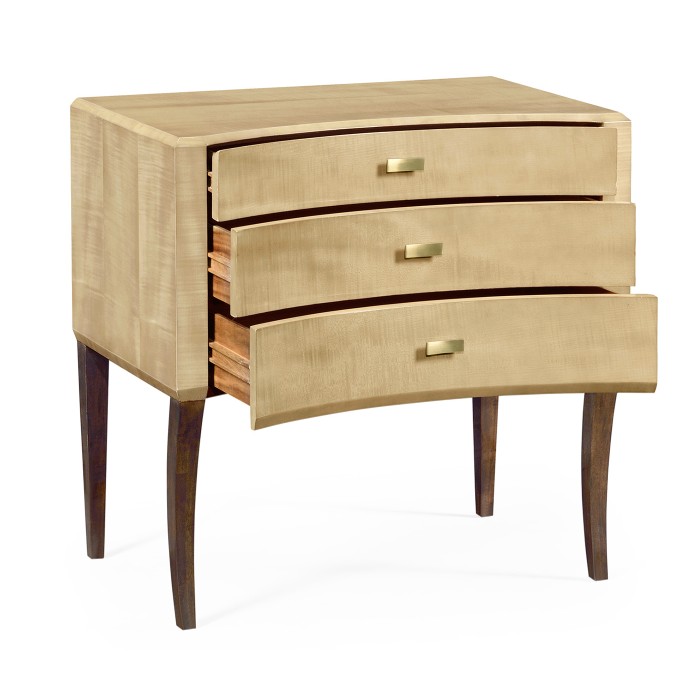 Art Deco Curved Chest of Drawers