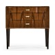 Art Deco High Lustre Curved Chest of Drawers