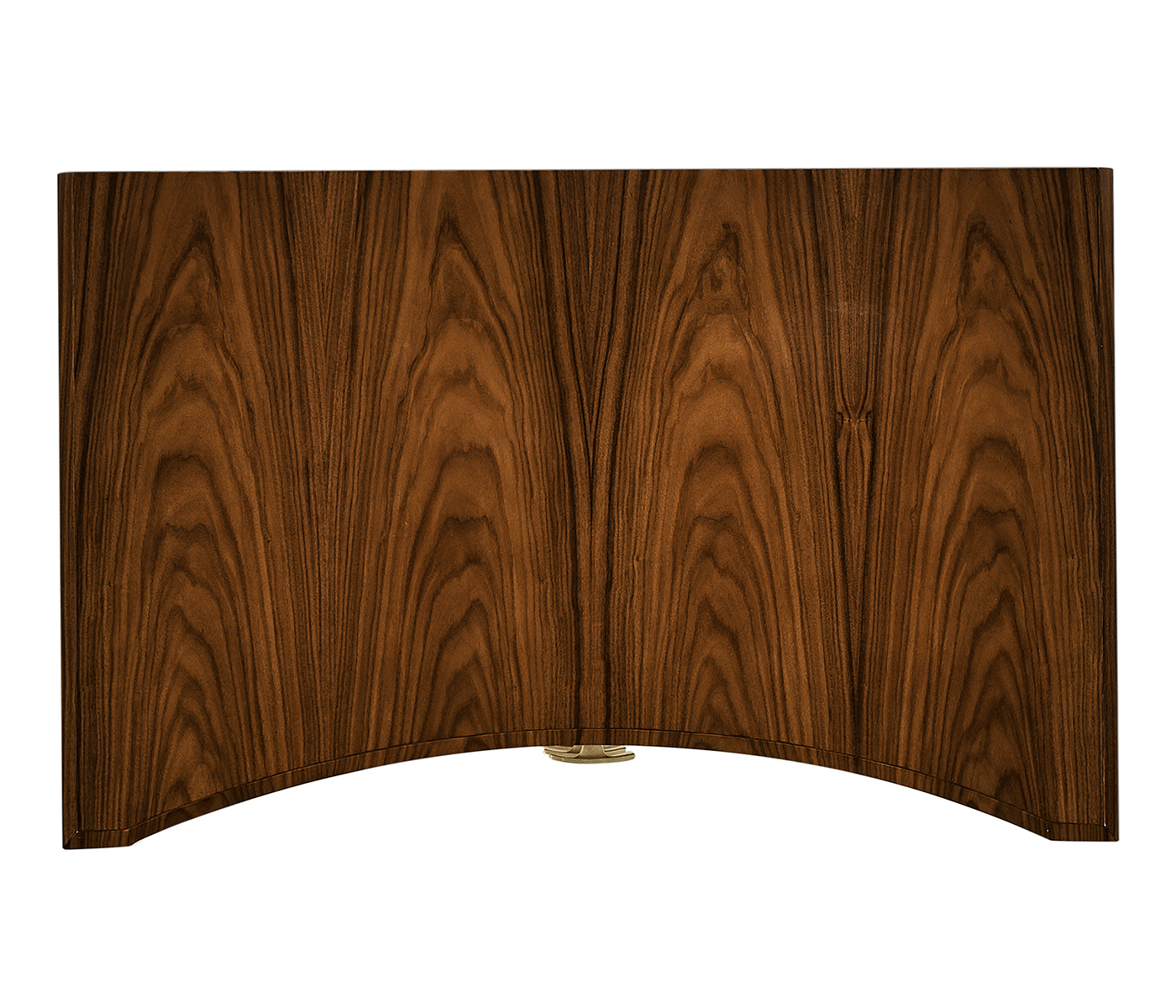 Art Deco High Lustre Curved Chest of Drawers