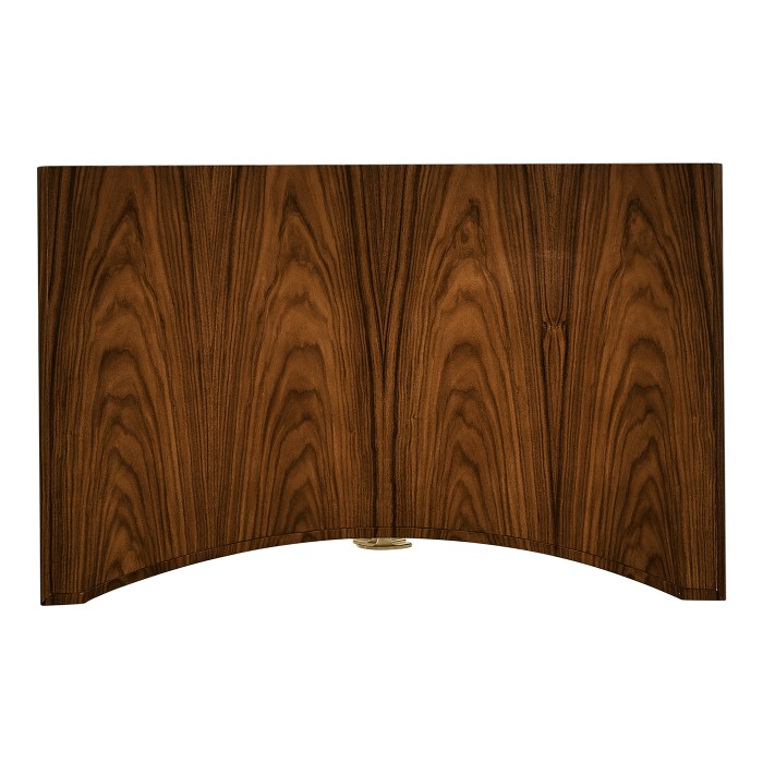 Art Deco High Lustre Curved Chest of Drawers