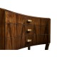 Art Deco High Lustre Curved Chest of Drawers