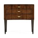Art Deco Satin Curved Chest of Drawers