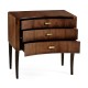 Art Deco Satin Curved Chest of Drawers