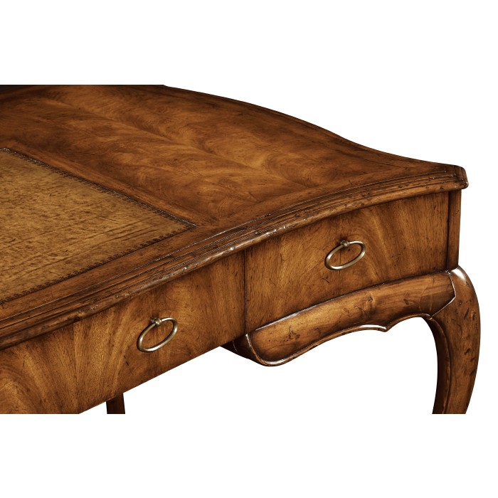 Serpentine Walnut Desk