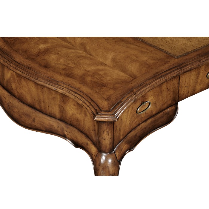 Serpentine Walnut Desk