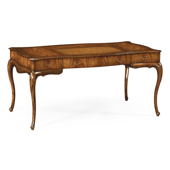 Serpentine Walnut Desk