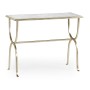 Églomisé & Silver Iron Horseshoe Console