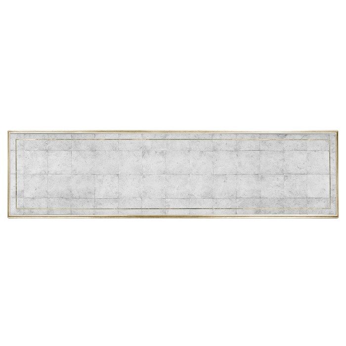 Églomisé & Silver Iron Circles Console