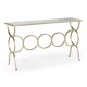 Églomisé & Silver Iron Circles Console