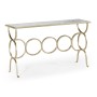 Églomisé & Silver Iron Circles Console