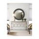 Églomisé & Silver Iron Circles Console