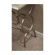 Églomisé & Silver Iron Circles Console