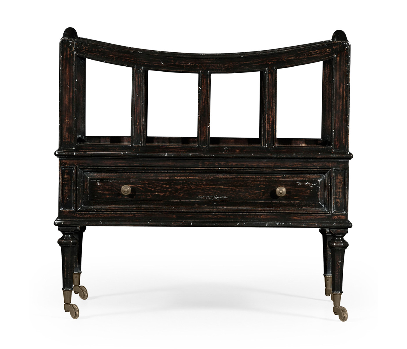 Ebonised Canterbury with Drawer