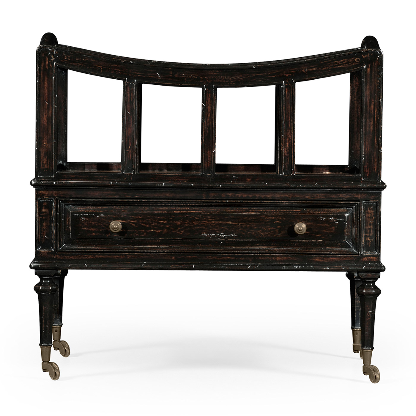 Ebonised Canterbury with Drawer