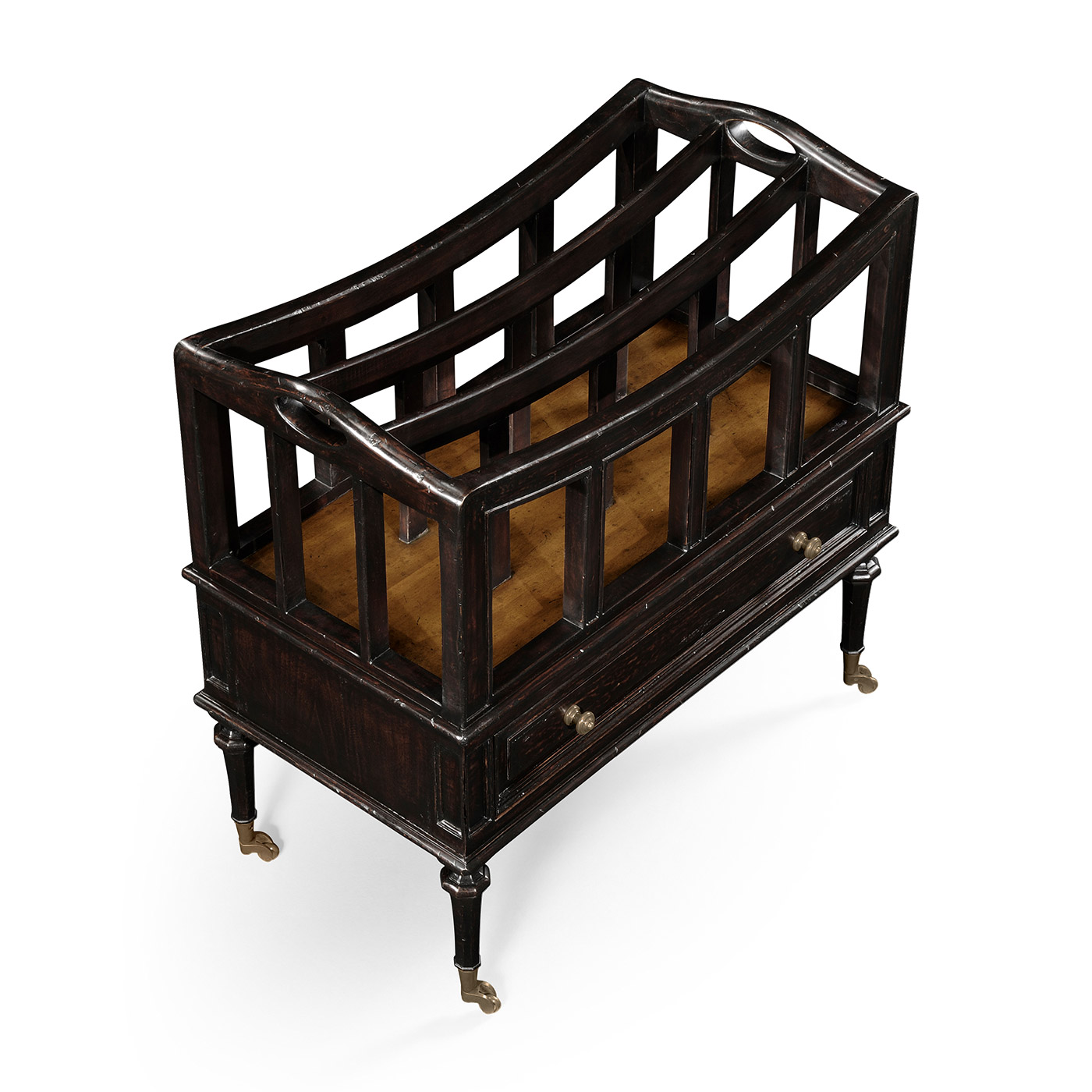 Ebonised Canterbury with Drawer