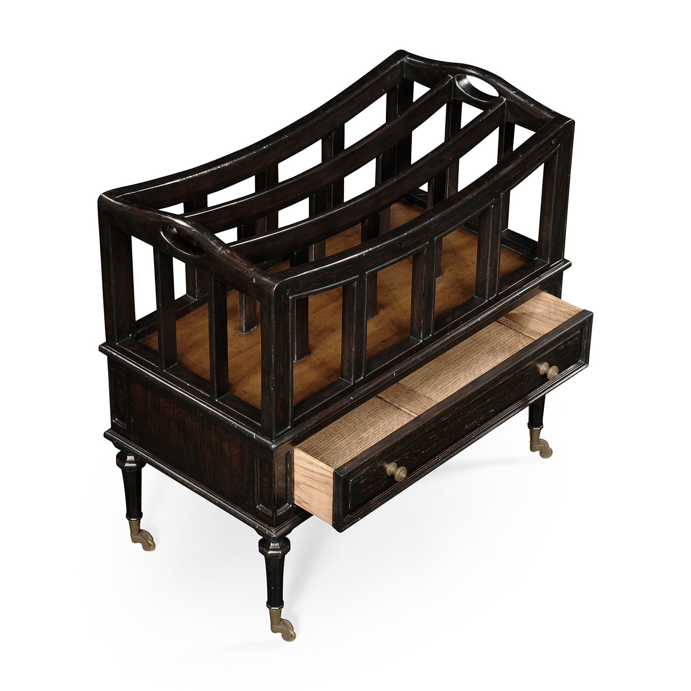 Ebonised Canterbury with Drawer