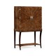 Art Deco drinks cabinet with stainless steel (High lustre)