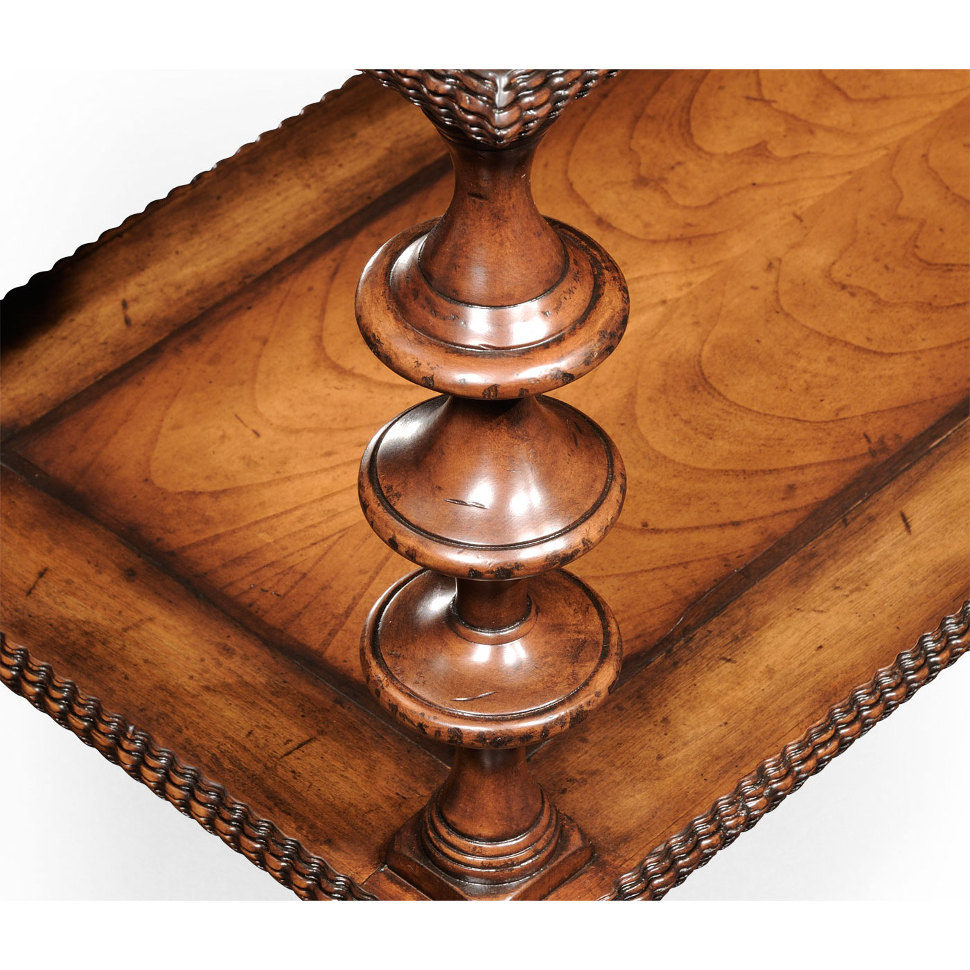 Gadrooned five-tier étagère