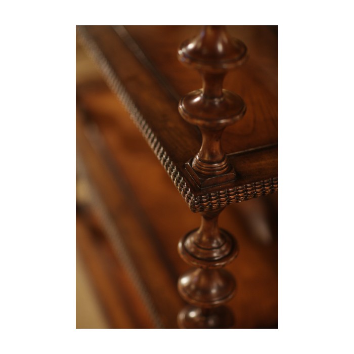 Gadrooned five-tier étagère