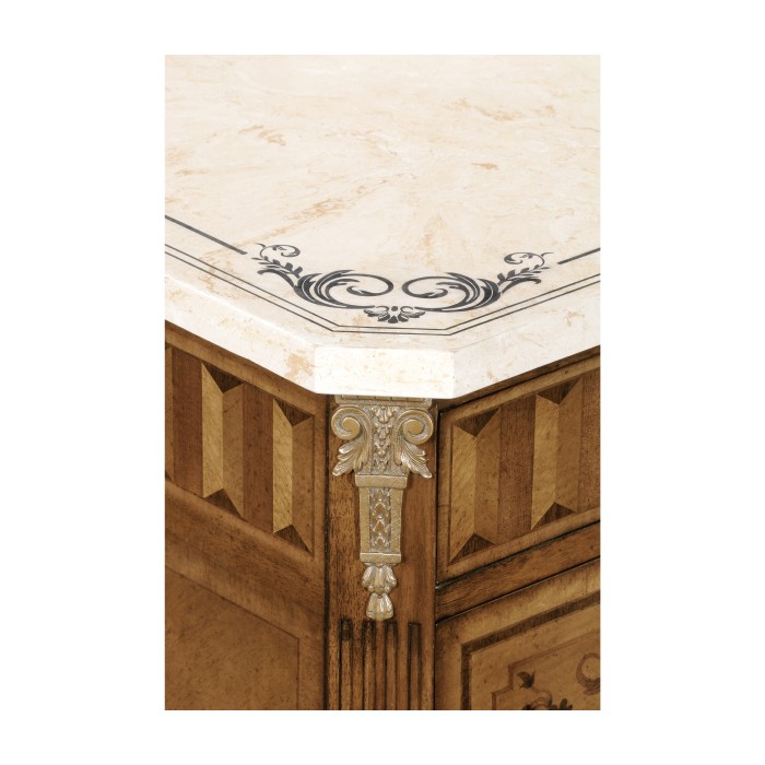 Italian Commode with Cream Scagliola Top (Large)
