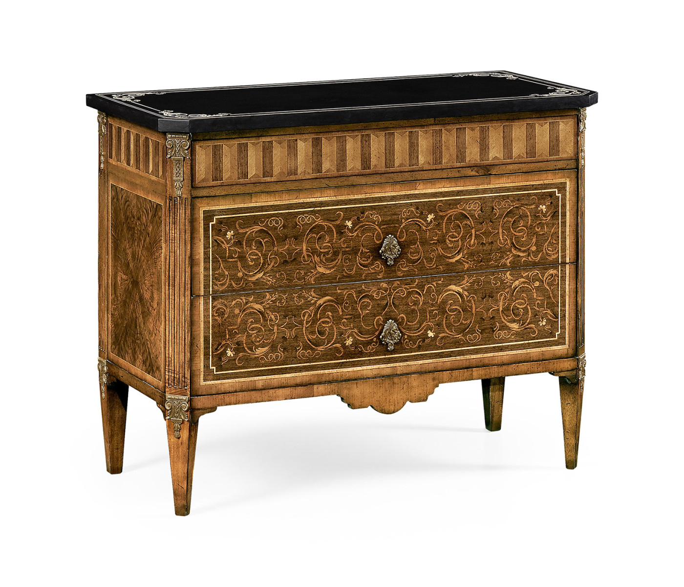 Italian Commode with Black Scagliola Top (Large)