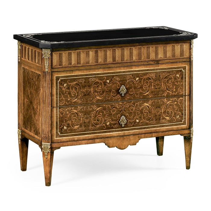 Italian Commode with Black Scagliola Top (Large)