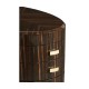 Oval Art Deco Macassar Ebony High Lustre Chest of Drawers