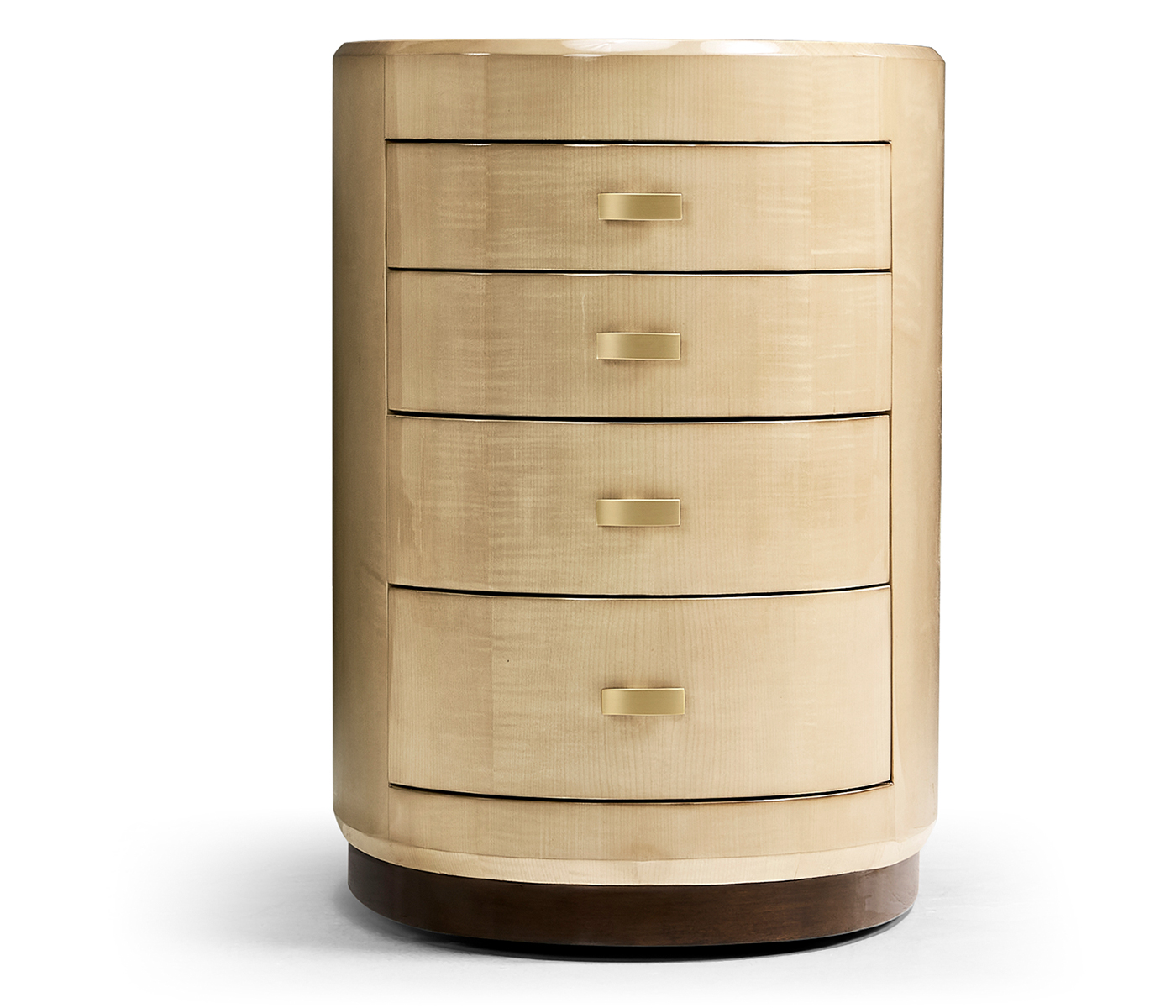 Art Deco Oval Chest of Drawers