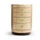 Art Deco Oval Chest of Drawers