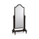 Ebonised cheval mirror (Full length)