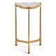 Églomisé & Gilded Iron Trefoil Lamp Table