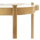 Églomisé & Gilded Iron Trefoil Lamp Table