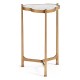 Églomisé & Gilded Iron Trefoil Lamp Table