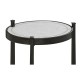 Églomisé & Bronze Iron Wine Table