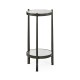 Églomisé & Bronze Iron Wine Table