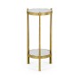 Églomisé & Gilded Iron Wine Table