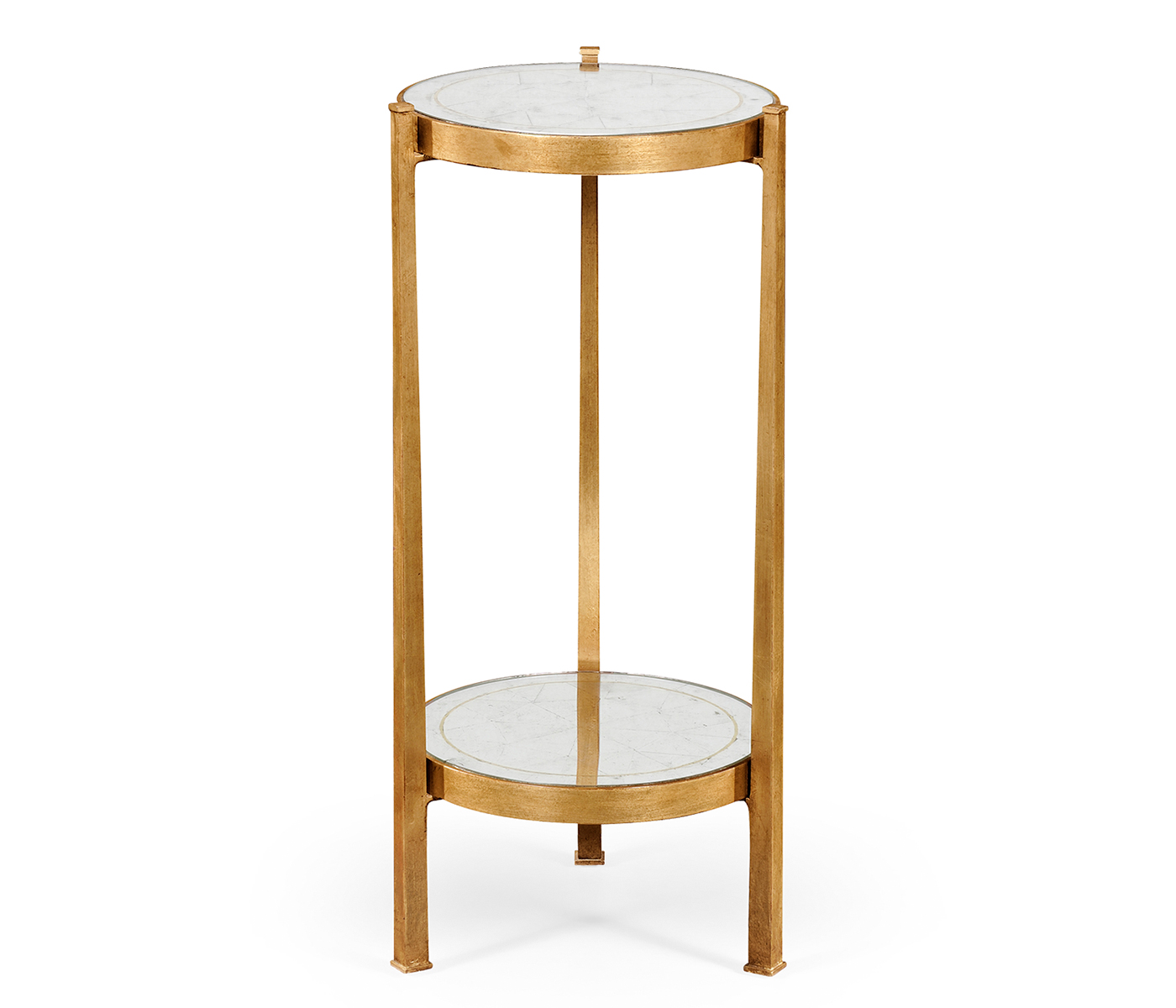 Églomisé & Gilded Iron Wine Table