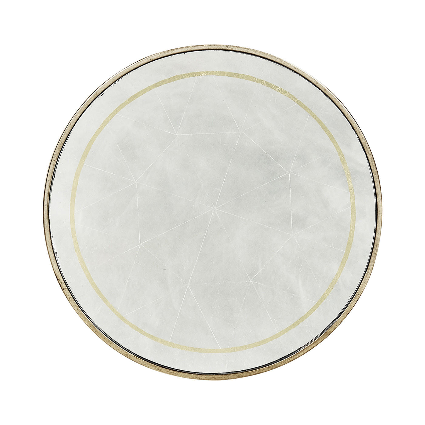 Églomisé & Silver Iron Wine Table