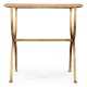 Églomisé & Gilded Iron Square Side Table