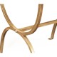 Églomisé & Gilded Iron Square Side Table