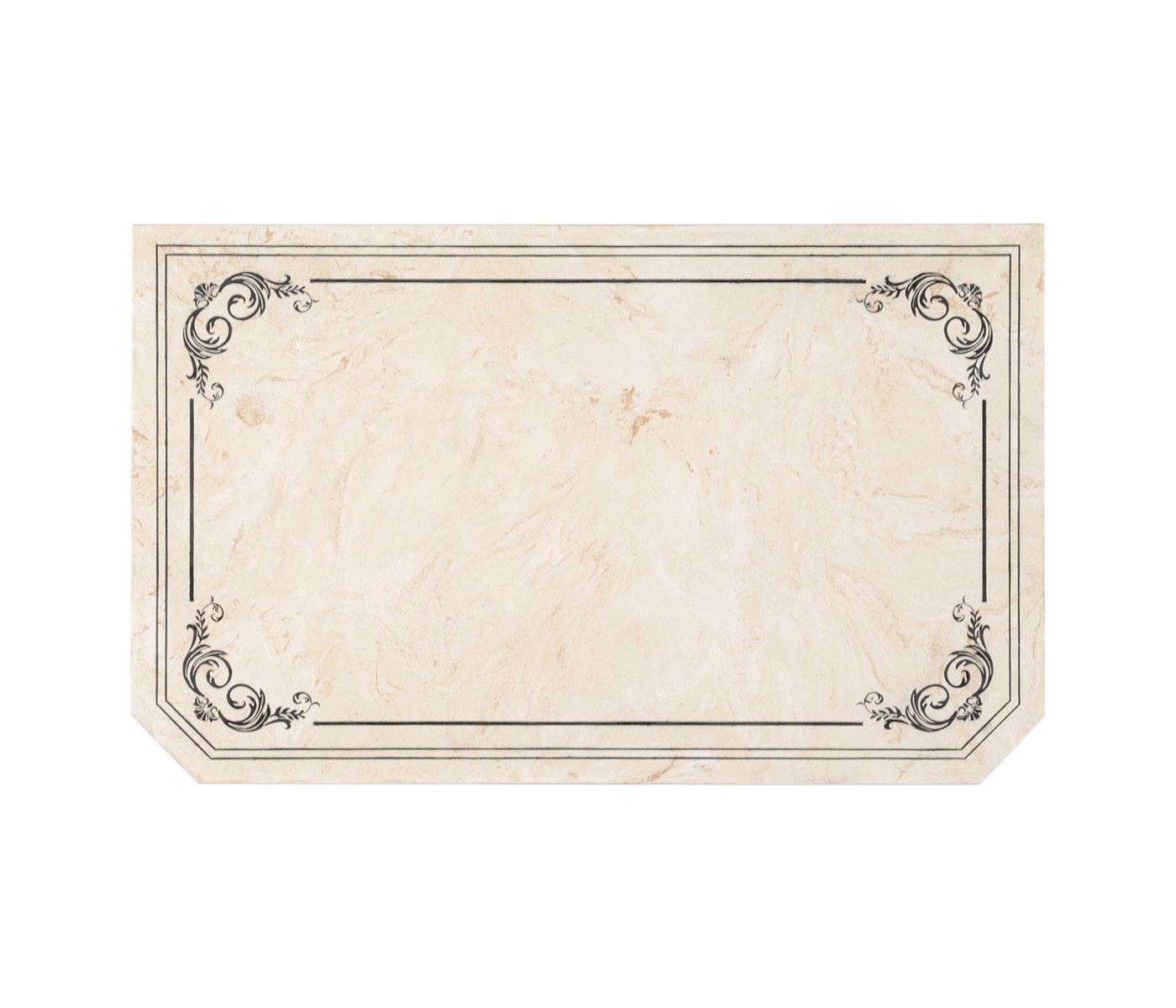 Small Satinwood & Cream Scagliola Italian Commode