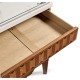 Small Satinwood & Cream Scagliola Italian Commode