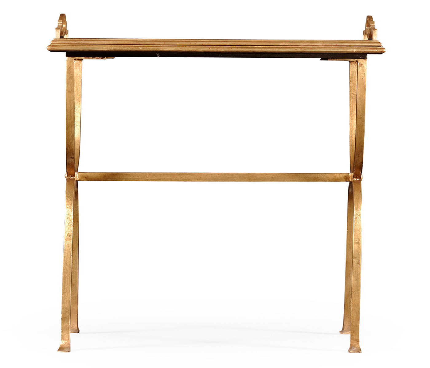 Églomisé & Gilded Iron Tray Table