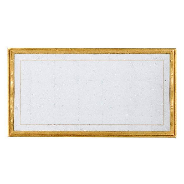 Églomisé & Gilded Iron Tray Table