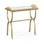 Églomisé & Gilded Iron Tray Table