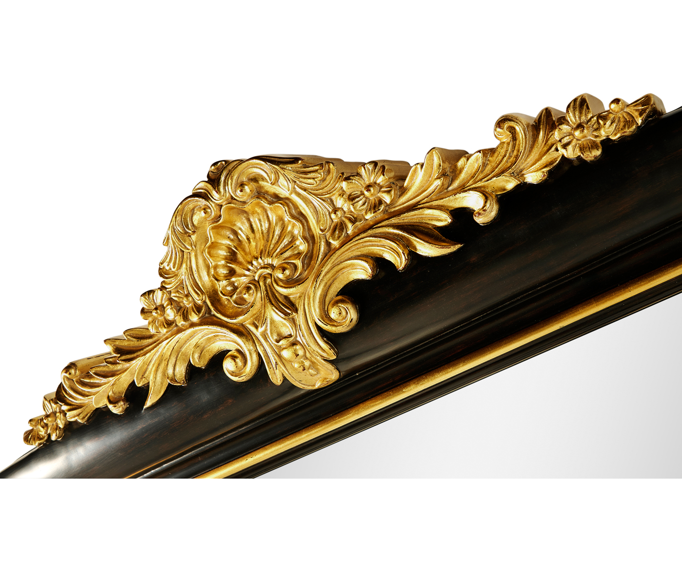 Black & Gilded Mirror (Full Length)