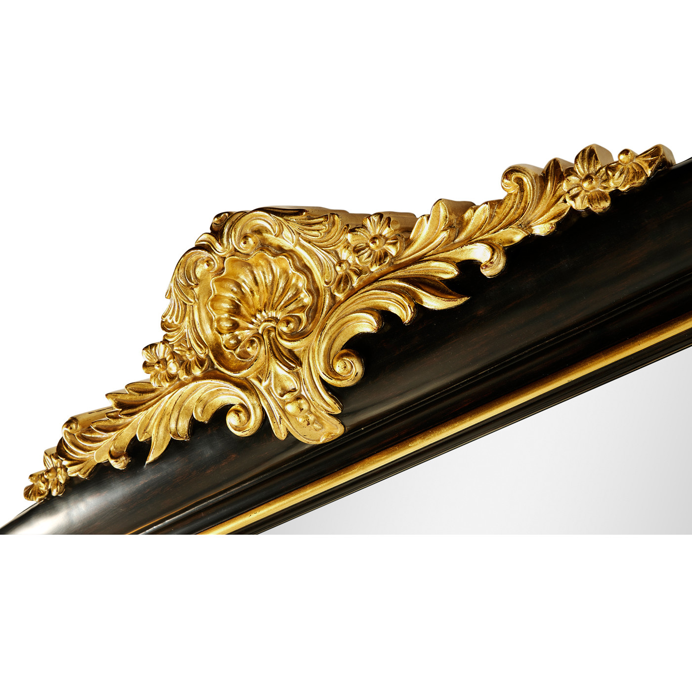 Black & Gilded Mirror (Full Length)