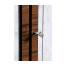 Rosewood & ebonised marble topped side cabinet