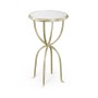 Églomisé & Silver Iron Lamp Table with Bunched Legs